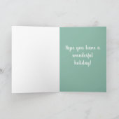 Engels Bulldog Christmas Kaart (Binnen)