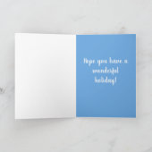 Engels Bulldog Christmas Kaart (Binnen)