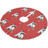 Engels Bulldog Christmas Kerstboom Rok (Gekanteld)