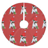 Engels Bulldog Christmas Kerstboom Rok (Voorkant)
