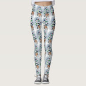 Engels Bulldog Christmas Leggings (Voorkant)