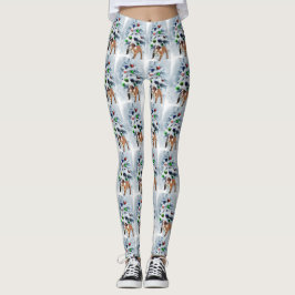 Engels Bulldog Christmas Leggings