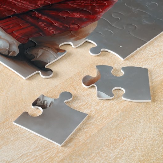 Engels Bulldog Christmas Legpuzzel (Zijkant)