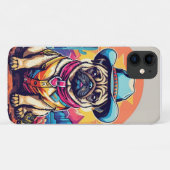  Engels Bulldog Cowboy Funny Western Dog Case-Mate iPhone Case (Achterkant (horizontaal))