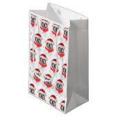 Engels Bulldog Dog Breed Christmas Klein Cadeauzakje (Voorkant Gekanteld)