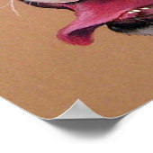 Engels Bulldog Dog Portrait Poster Print (Hoek)