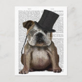 Engels Bulldog, Formal Hound and Pet Briefkaart (Voorkant)