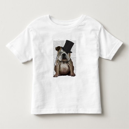 Engels Bulldog, Formal Hound and Pet Kinder Shirts (Voorkant)