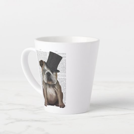 Engels Bulldog, Formal Hound and Pet Latte Mok (Linkerhoek)
