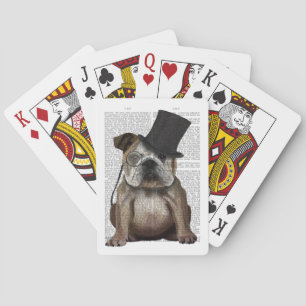 Engels Bulldog, Formal Hound and Pet Pokerkaarten