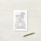 Engels Bulldog, Formal Hound and Pet Post-it® Notes (Op bureau)