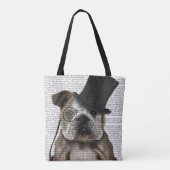 Engels Bulldog, Formal Hound and Pet Tote Bag (Achterkant)