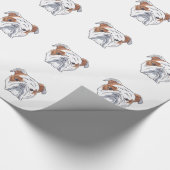 ENGELS BULLDOG HEAD CADEAUPAPIER (Hoek)