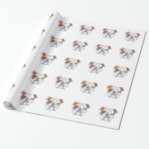 ENGELS BULLDOG HEAD CADEAUPAPIER
