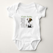 Engels Bulldog Heritage of Love Romper (Voorkant)