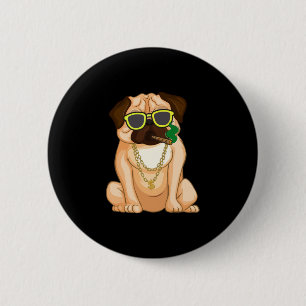 Engels Bulldog Hondenliefhebber Fun Ronde Button 5,7 Cm