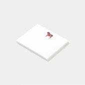 Engels Bulldog Hondenras Geo Silhouette Multi Post-it® Notes (Schuin)