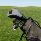 Engels bulldog Hondenras silhouet aangepaste tekst Golfheadcover (Insitu)