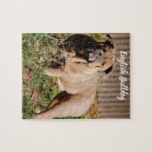 Engels Bulldog Jigsaw Puzzel spel (Horizontaal)