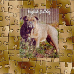Engels Bulldog Jigsaw Puzzel spel<br><div class="desc">Bel alle Engelse Bulldog liefhebbers! Deze charmante legpuzzel heeft een schattige Engelse Bulldog, waardoor het het perfecte cadeau is voor iedereen die dol is op dit schattige ras. Kijk hoe de speelse persoonlijkheid van de bulldog stuk voor stuk tot leven komt! Wordt geleverd in een geschenkdoos, perfect voor het geven...</div>