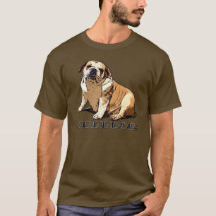 Engels Bulldog mannen shirt