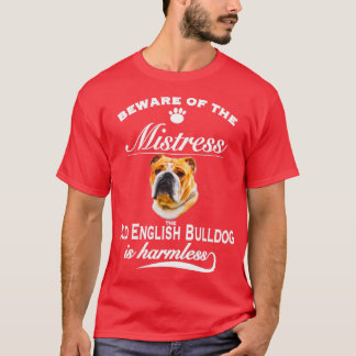 Engels Bulldog Old English Bulldog Dog Design T-shirt