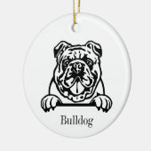 Engels bulldog ornament (Links)