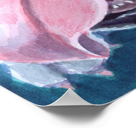 Engels Bulldog Print Poster (Hoek)