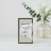 Engels bulldog profiel visitekaartje (Staand voorkant)