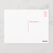 Engels Bulldog Puppy Dog Blank Briefkaart (Achterkant)