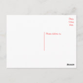 Engels Bulldog Puppy Dog Blank Briefkaart (Achterkant)