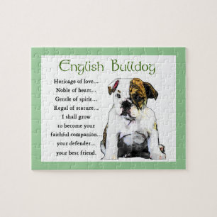 Engels Bulldog Puppy Heritage of Love Legpuzzel