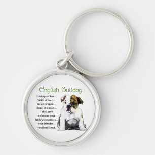 Engels Bulldog Puppy Heritage of Love Sleutelhanger