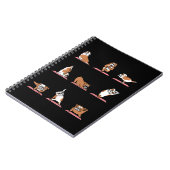Engels Bulldog Yoga Puppy Yoga Poses en Meditati Notitieboek (Linkerzijde)