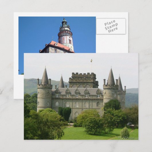 Engels Castle Briefkaart (Voorkant / Achterkant)