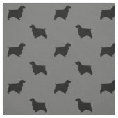 Engels Cocker Spaniel Hondenras Silhouettes Stof (Swatch)