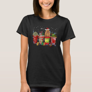 Engels Cocker Spaniel Iced Latte Snowmen Sweets S T-shirt