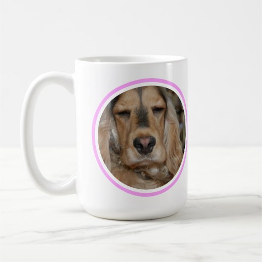 Engels Cocker Spaniel minimaal modern Koffiemok (Links)