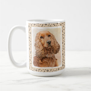 Engels Cocker Spaniel Painting - Originele Dog Art Koffiemok