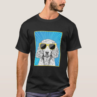 Engels Cocker Spaniel Portret Pop Art Dog met S T-shirt