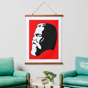 Engels, Communisme, Socialisme, Sovjet-Unie Hangend Wandkleed