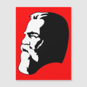 Engels, Communisme, Socialisme, Sovjet-Unie Magnetische Uitnodiging (Voorkant)