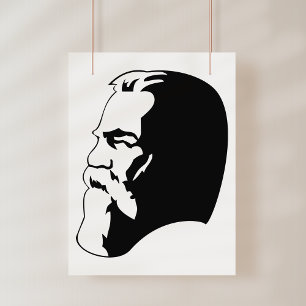 Engels, Communisme, Socialisme, Sovjet-Unie Poster