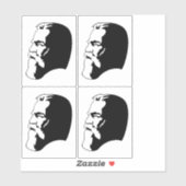 Engels, Communisme, Socialisme, Sovjet-Unie Sticker (Vel)