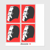 Engels, Communisme, Socialisme, Sovjet-Unie Sticker (Vel)