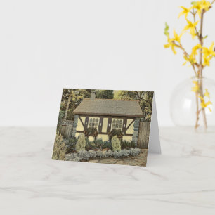 Engels Cottage and Garden - Blank Kaart