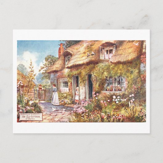 Engels Cottage  Briefkaart (Voorkant)