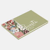 Engels Cottage Bruiloft Gastenboek (Hoek)