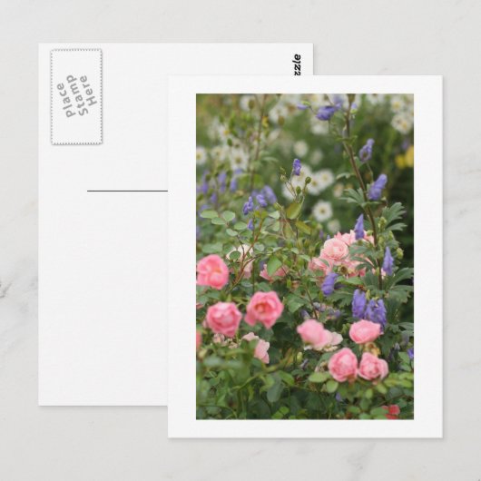 Engels Cottage Garden Briefkaart (Voorkant / Achterkant)