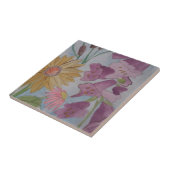 Engels Cottage Garden Ceramic Tile Tegeltje (Zijkant)